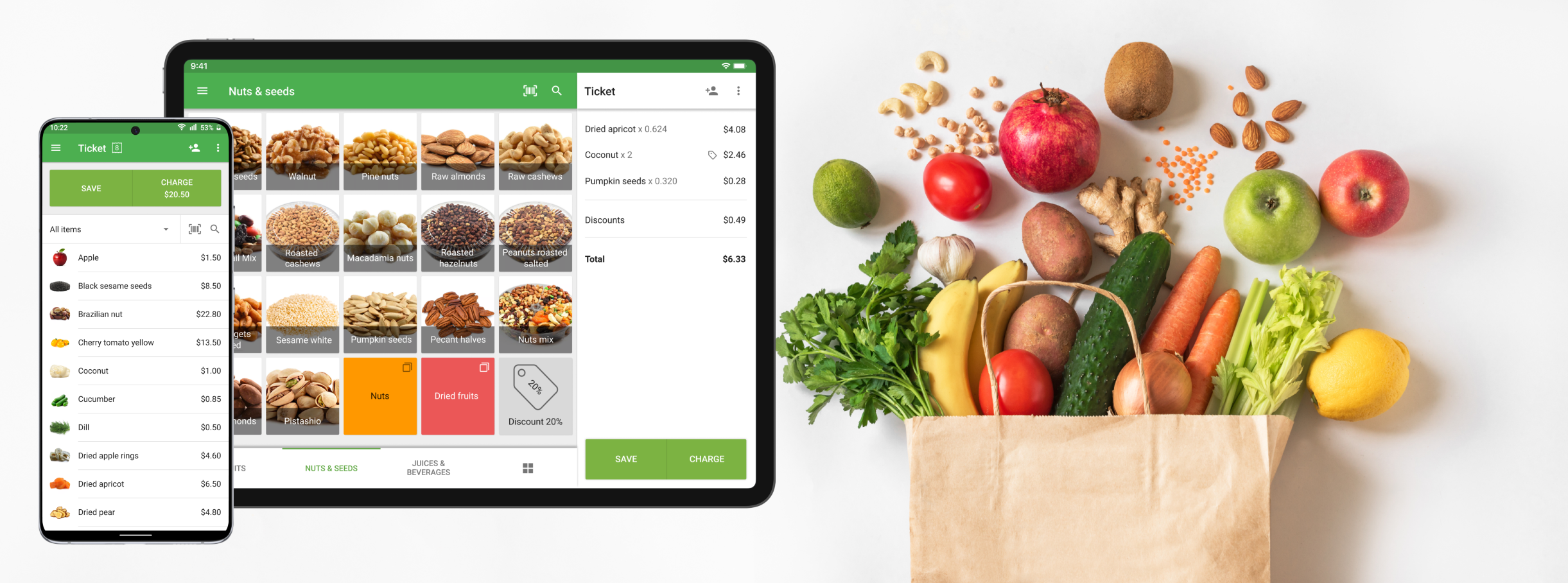 Grocery Store Efficiency with Vemli POS app